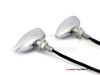 MAX Chrome Machined Aluminium Micro Bullet LED Indicators / Turn Signals