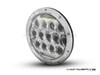 7" Chrome Multi Projector LED Headlight + DRL Insert - 75w