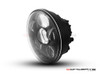 5.75" Black Six Projector LED Headlight Insert - 45w