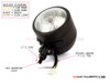 4.5" Matte Black Metal Custom Headlight - 12v / 55w