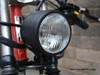 4.5" Matte Black Metal Custom Headlight - 12v / 55w