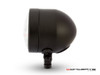 4.5" Matte Black Metal Custom Headlight - 12v / 55w