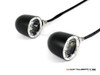 Black + Alum Bezel CNC Machined Billet Alum Classic Integrated LED Stop / Tail Lights + Turn Signals
