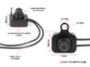 Universal Black CNC Machined Alum Auxiliary Light On/Off Switch