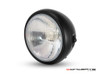 6" Matte Black Universal Metal Classic Headlight - Emarked