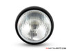 6" Matte Black Universal Metal Classic Headlight - Emarked