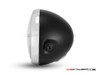  6" Matte Black + Chrome Universal Metal Classic Headlight 