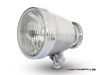 4.5" Polished Alloy Bottom Mount Vintage Style Universal Headlight