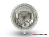 4.5" Polished Alloy Bottom Mount Vintage Style Universal Headlight