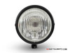 4.5" Matte Black Bottom Mount Vintage Style Universal Headlight