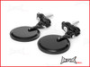Black Round Aluminiun Folding Bar End Mirrors