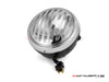 6" Matte Black & Chrome + Prison Grill Metal Classic Headlight - Emarked