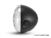 6" Matte Black & Chrome + Prison Grill Metal Classic Headlight - Emarked