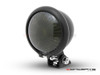 Matte Black Mini Bates LED Stop / Tail Light - Smoked Lens