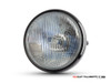 7.7' Gloss Black Universal Metal Classic Headlight - DOT Approved