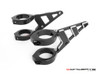 MAX Stomp Black + Contrast CNC Machined Headlight Brackets - 34/35mm Diameter