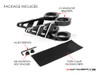 MAX Stomp Black + Contrast CNC Machined Headlight Brackets - 34/35mm Diameter