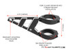 MAX Stomp Black + Contrast CNC Machined Headlight Brackets - 38/39mm Diameter