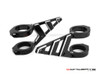 MAX Stomp Black + Contrast CNC Machined Headlight Brackets - 50/51mm Diameter