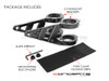 MAX Stomp Black CNC Machined Headlight Brackets - 50/51mm Diameter