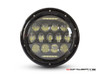 7.7" Gloss Black Metal Multi Projector LED Headlight