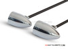 Chrome Alloy Custom LED Turn Signals / Running Lights - Smoked Lense