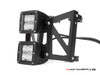 Black Dual Stacked Streetfighter LED Headlight - Available Fork Clamp Sizes 32 - 59mm
