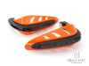 ORANGE Universal Hand Guards with Integrated Amber LED Turn Signals