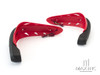 RED Universal Hand Guards with Integrated White LED Daytime Running Lights