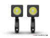 Cube 10W LED Spot Lights + Wiring Harness + Switch + Fork Clamps - 32/33MM
