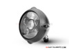 7" Black Alloy Vintage Style LED Projector Headlight