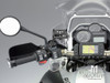 Billet Alum Motorcycle Handlebar + Mirror Mount Phone Holder