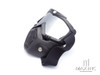 Open Face Helmet Bikers Full Face Mask / Goggles - Sliver Lens