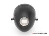 5.75" Vintage Style Black + Mesh Metal Headlight + Integrated Digital GPS Speedometer