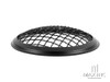 5.75" Black Mesh Grill Metal Headlight Cover