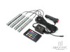 12v Music Activated Strobe Interior RGB LED Lighting Kit