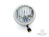6" Chrome + Prison Grill Metal Classic Headlight