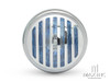 6" Chrome + Prison Grill Metal Classic Headlight