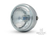 6" Chrome + Mesh Grill Metal Classic Headlight