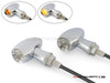 MAX LADZ Chrome CNC Machined Alum Mini LED Indicators / Turn Signals + Running Lights