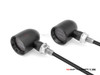 MAX "DERBY" Black CNC Machined Alum Classic Mini LED Indicators / Turn Signals