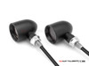 MAX "DERBY" Black CNC Machined Alum Classic Mini LED Indicators / Turn Signals
