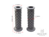 Grey Diamond Cafe Racer Style Hand Grips - 7/8" (22mm)