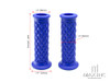 Blue Diamond Cafe Racer Style Hand Grips - 7/8" (22mm)