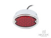 Classic Chrome Metal Oval LED Stop / Tail Light