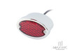 Classic Chrome Metal Oval LED Stop / Tail Light