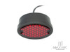 Classic Matte Black Metal Oval LED Stop / Tail Light