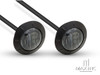 2" Flush Mount Sealed Smoked Lens LED Running Lights / Turn Signals - Set Of 2