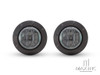 2" Flush Mount Sealed Smoked Lens LED Running Lights / Turn Signals - Set Of 2
