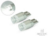 White 12v / T10 W5W LED Projector Bulbs - Pair